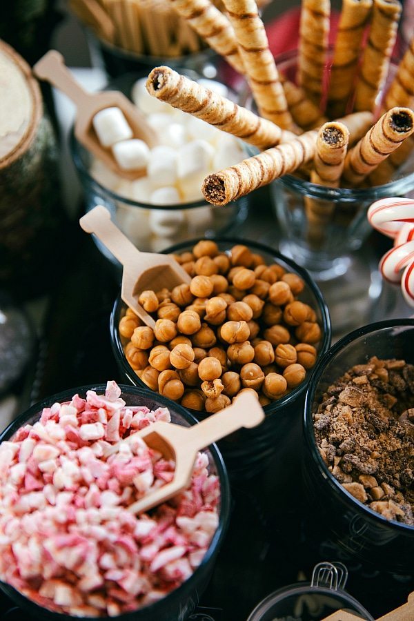 Hot Chocolate Bar toppings
