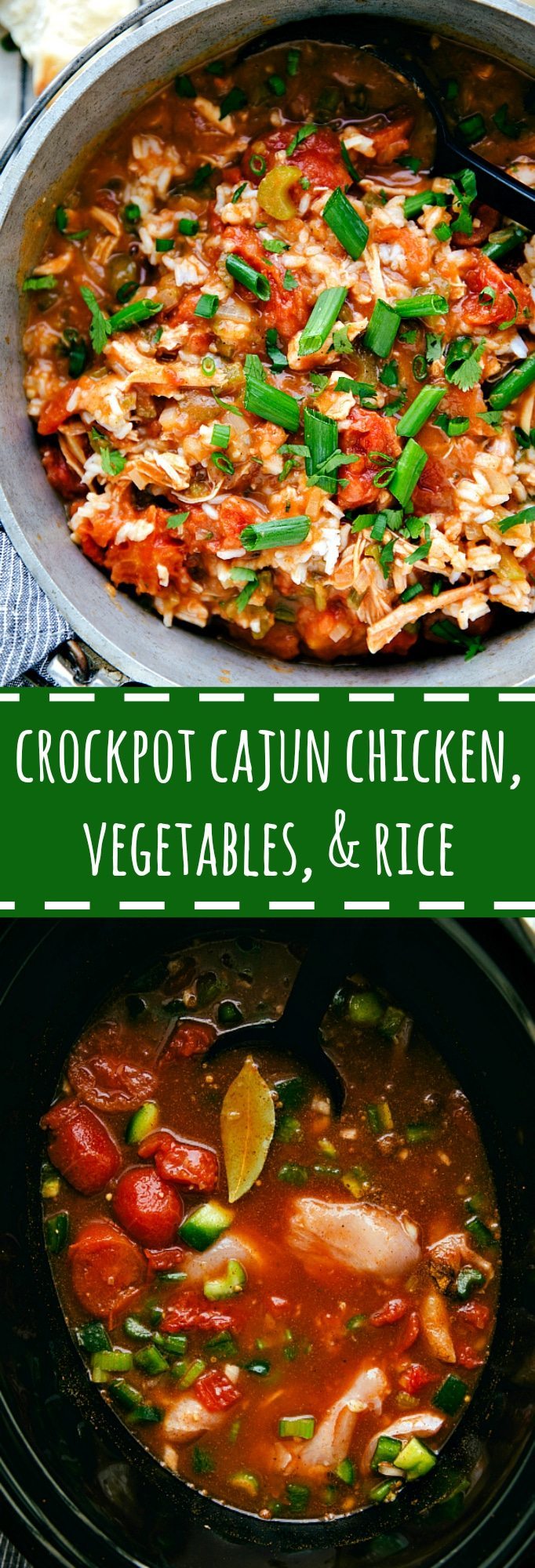 A very simple crockpot cajun chicken and vegetable dish. Serve it over rice for a delicious meal!