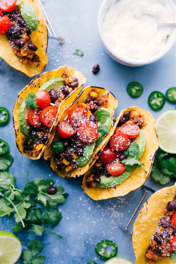 Quinoa Tacos (EASY Crockpot Recipe!) Chelsea's Messy Apron
