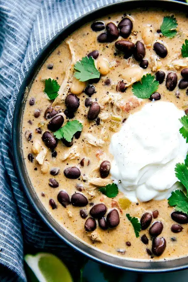 Green Chile Chicken Enchilada Soup