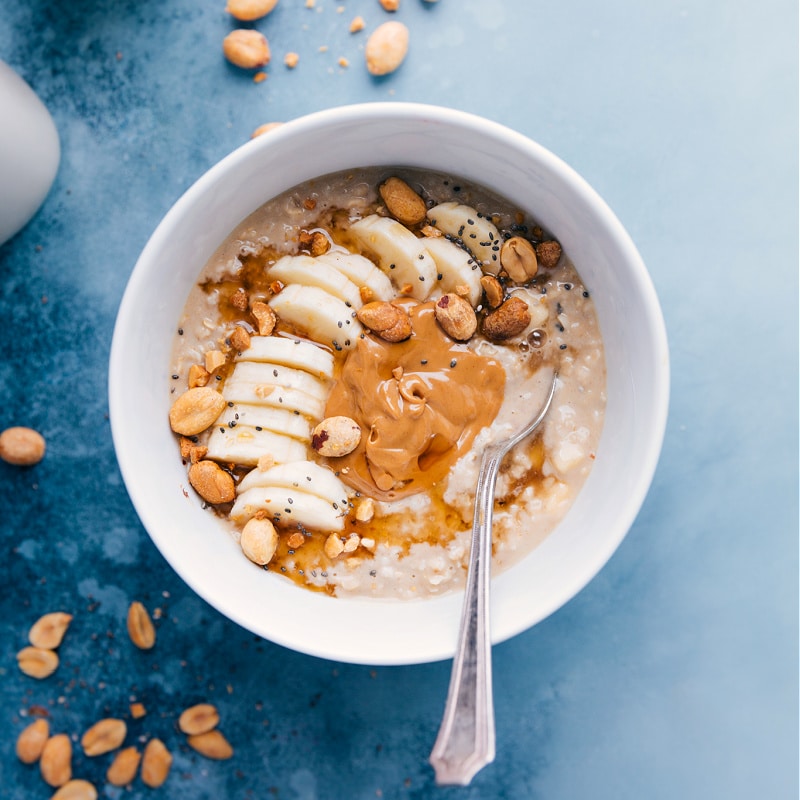 Peanut Butter Microwave Oats