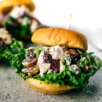 Skinny Chicken salad sandwiches no mayo!