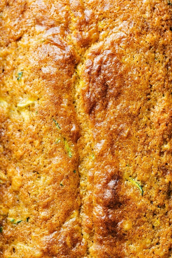 Overhead image showing the top of the bread.