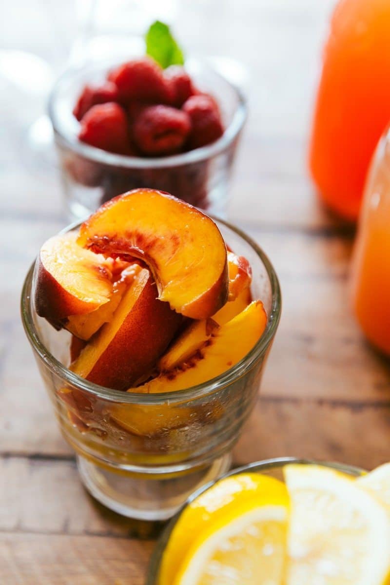 A great idea for a party, baby shower, wedding shower, birthday, etc. An easy PANCAKE BAR with a SPARKLING JUICE BAR! (Non alcoholic) via chelseasmessyapron.com