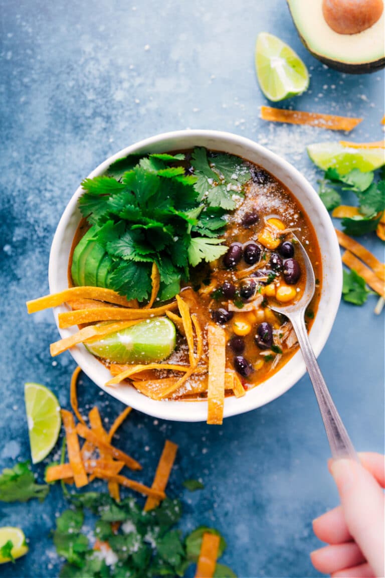 Salsa Verde Chicken Soup (Crockpot/Instant Pot) Chelsea's Messy Apron