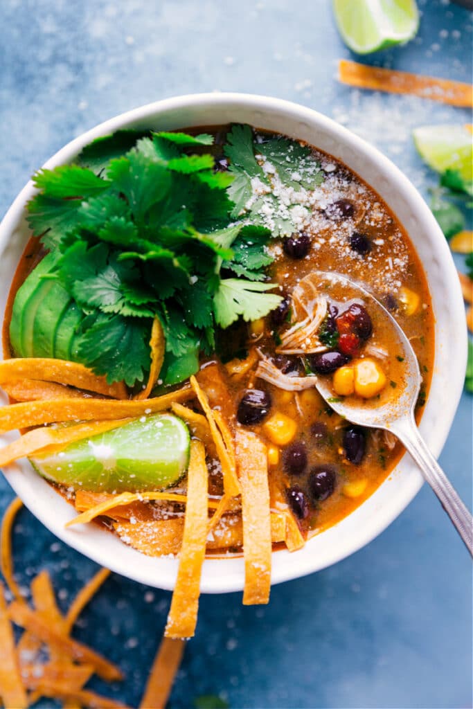 Salsa Verde Chicken Soup (Crockpot/Instant Pot) Chelsea's Messy Apron