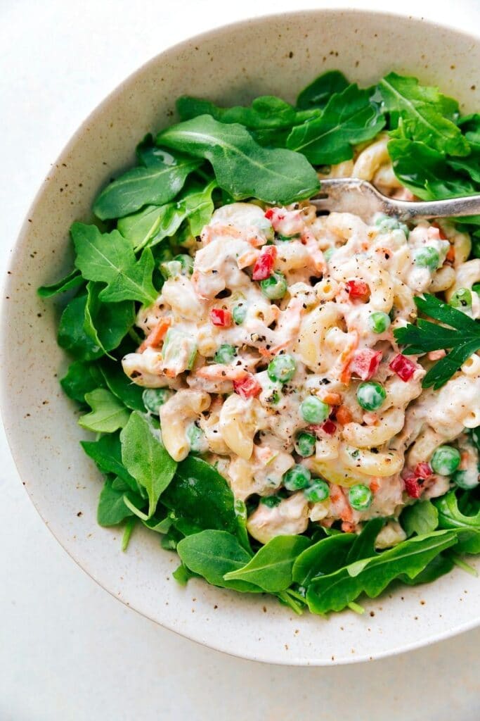 Tuna Macaroni Salad (Secret Ingredient!) Chelsea's Messy Apron