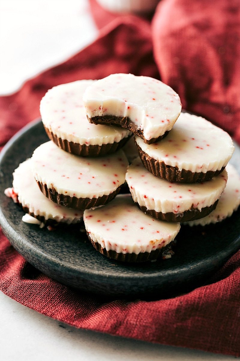 Peppermint Bark Bites
