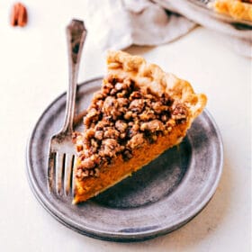 Pumpkin Pecan Pie