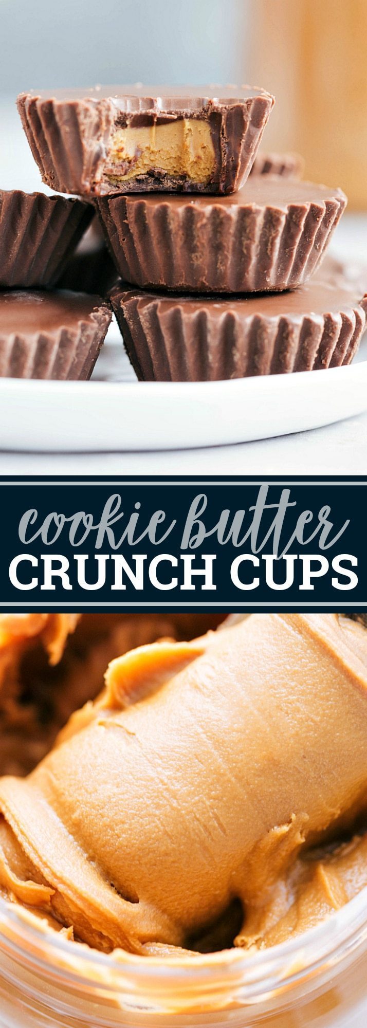 The ultimate BEST EVER Cookie Butter Crunch Cups! Only 6 ingredients and 10 minutes prep! Read the rave reviews!! via chelseasmessyapron.com