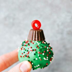 Five Christmas OREO Cookie Truffles