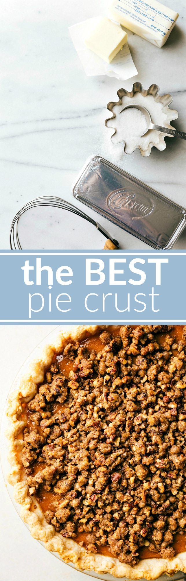 The BEST EVER easy pie crust! Lots of tips and tricks! Recipe via chelseasmessyapron.com