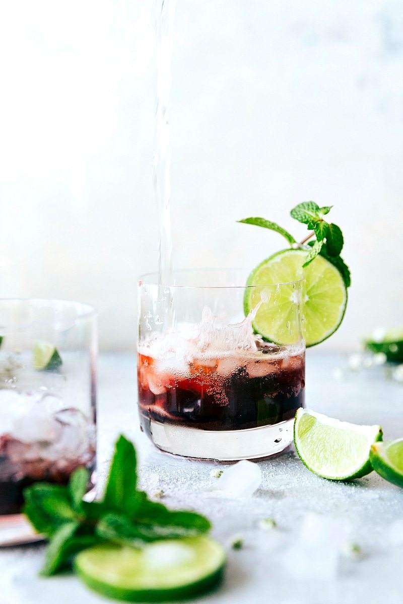 Tart Cherry Spritzers