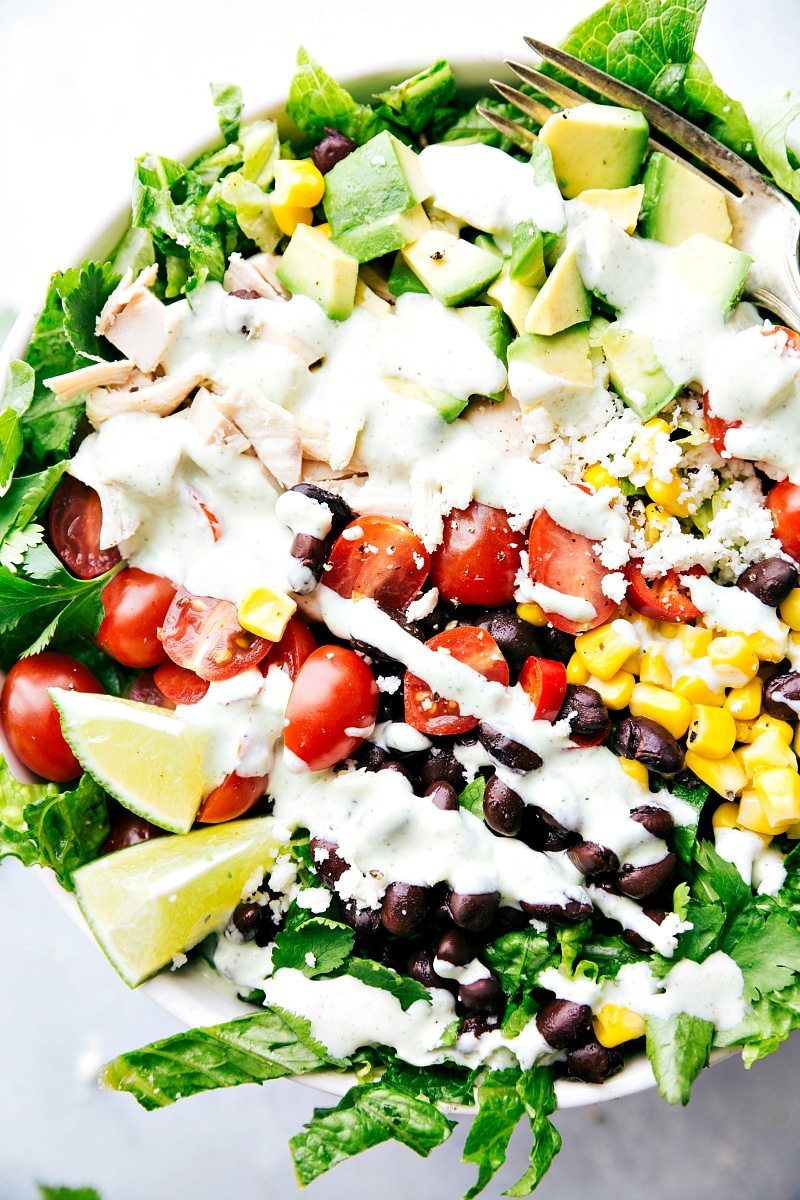 Mexican Chopped Chicken Salad | Chelsea's Messy Apron