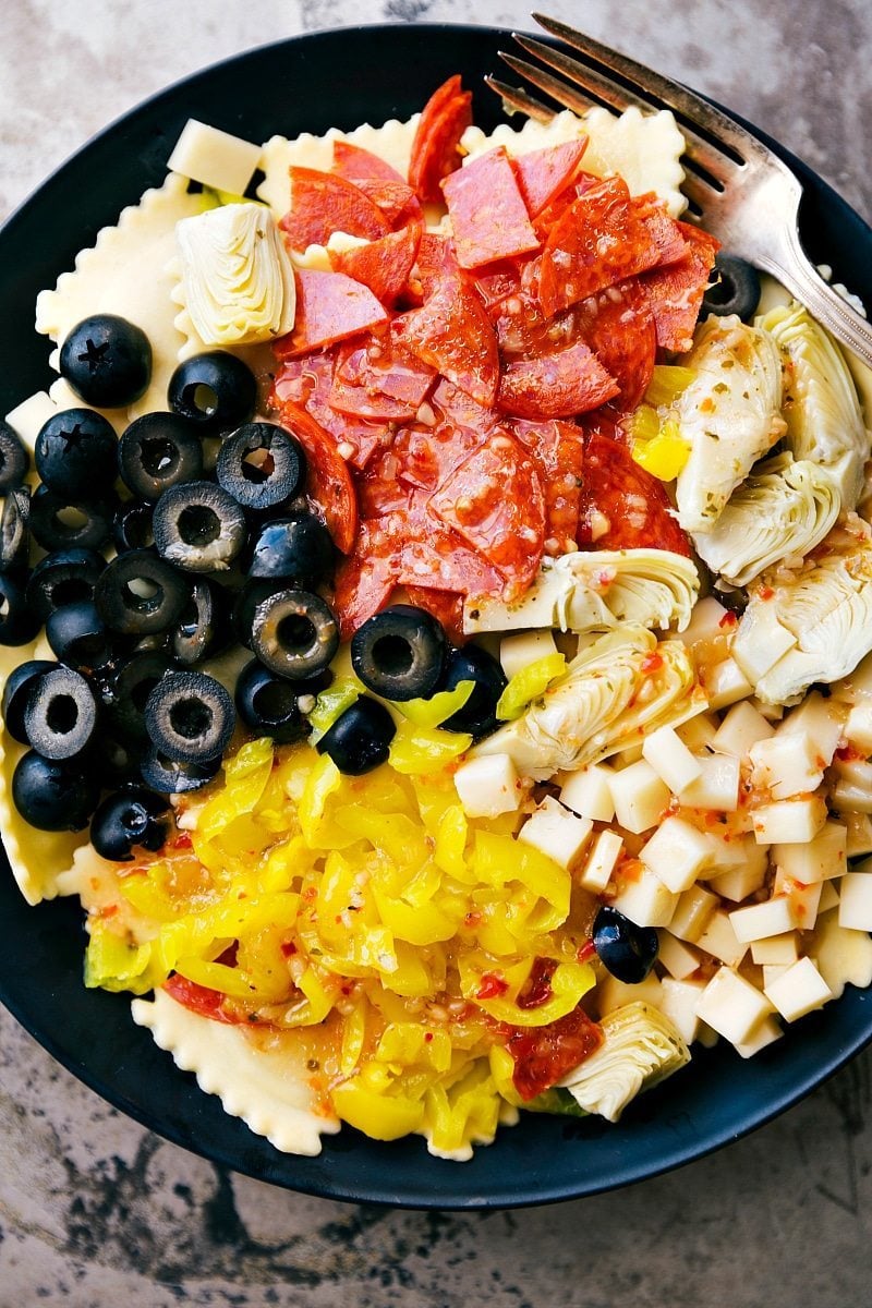 Ravioli Salad - Chelsea's Messy Apron
