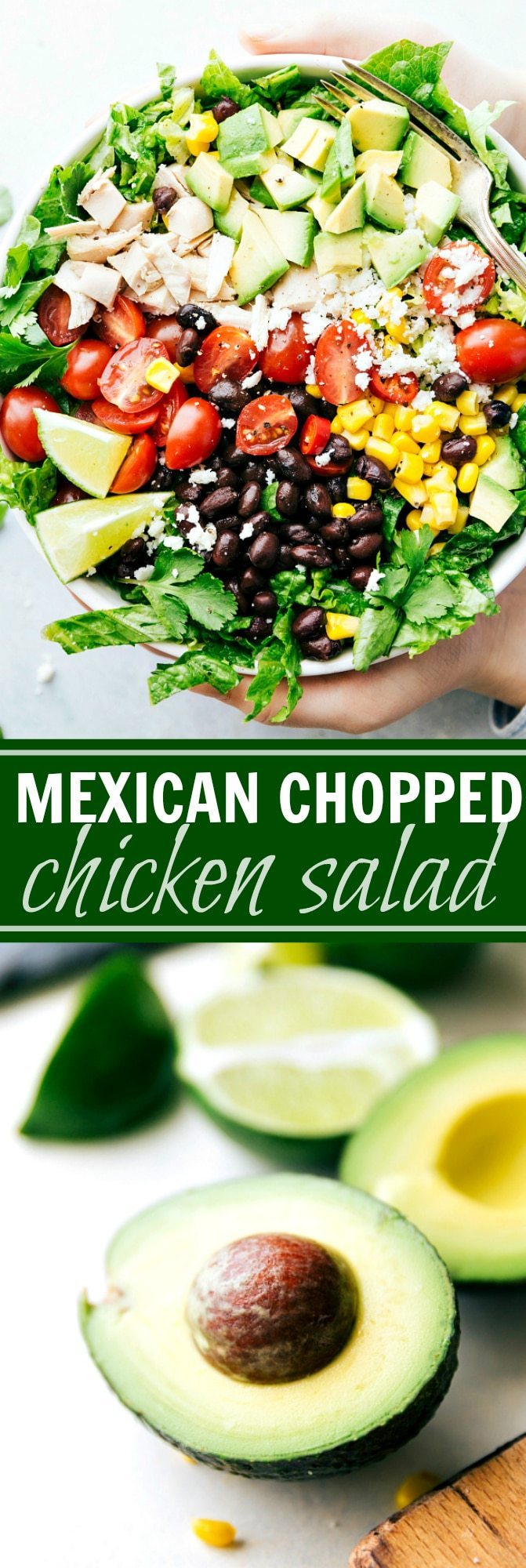 Mexican Chopped Chicken Salad | Chelsea's Messy Apron