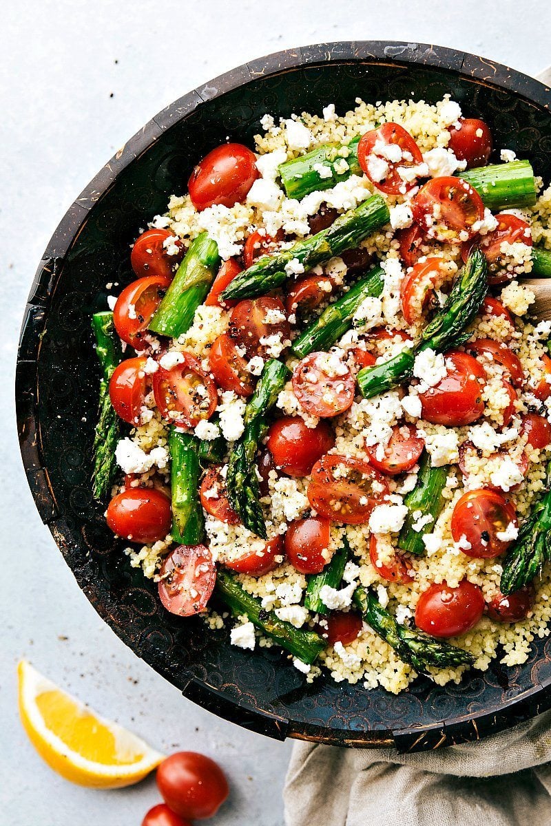 Asparagus Salad Close-up