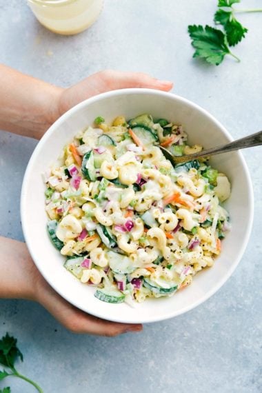 macaroni coleslaw salad