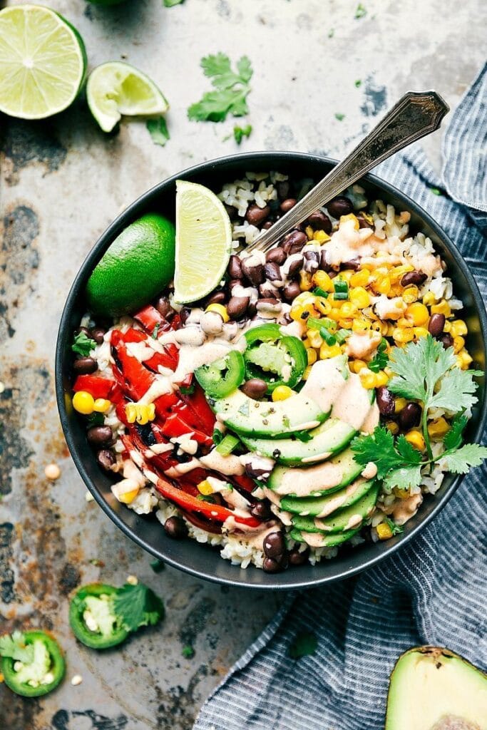 Healthy Mexican Street Corn Burrito Bowls Chelsea's Messy Apron