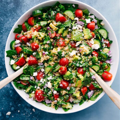 Healthy Quinoa Recipes: Quinoa & Veggie Salad