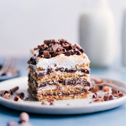 S'mores Poke Cake - My Food and Family