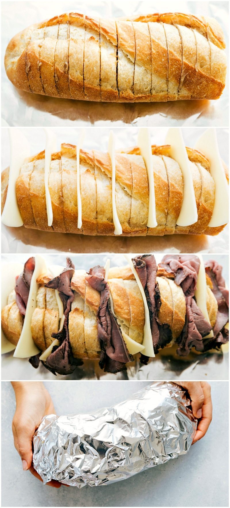 FOIL PACK French Dip Sandwiches! You will be blown away with how good and how EASY these are! Everyone loves them!! chelseasmessyapron.com