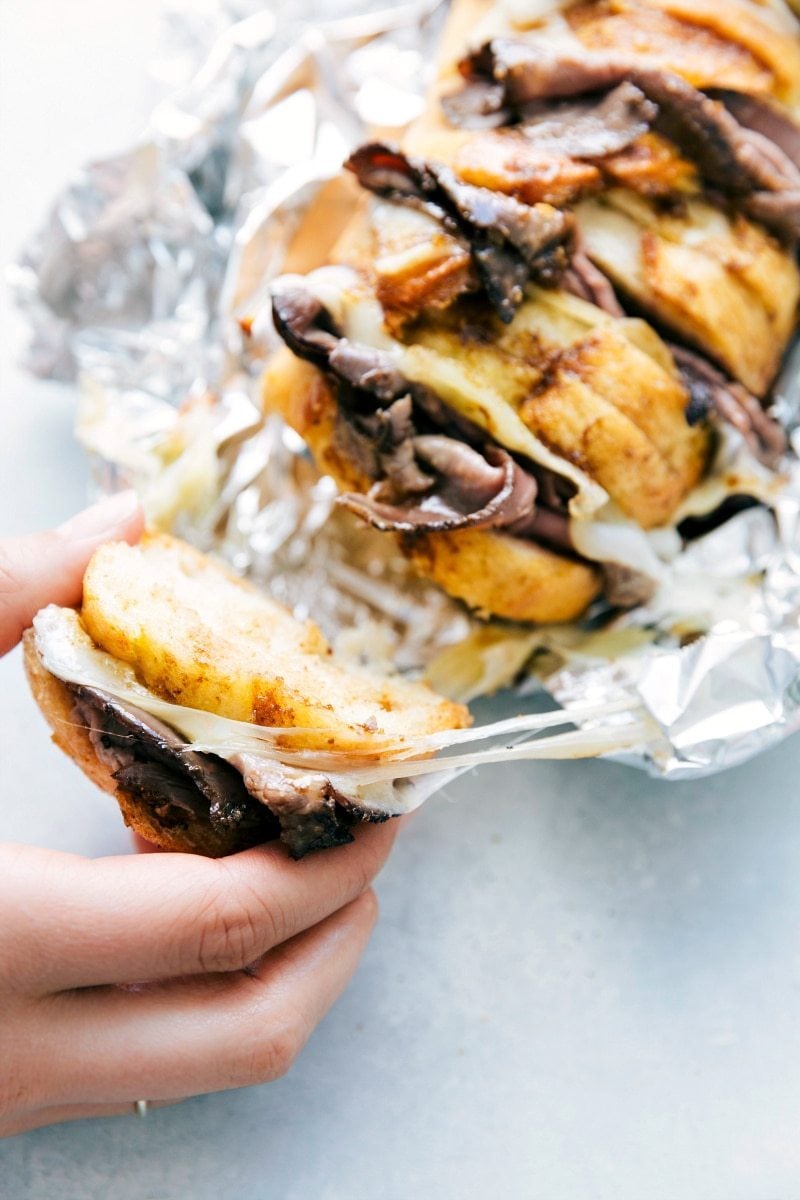 FOIL PACK French Dip Sandwiches! You will be blown away with how good and how EASY these are! Everyone loves them!! chelseasmessyapron.com