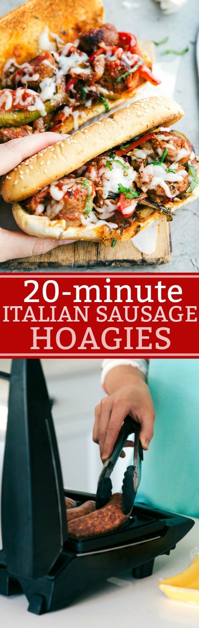 20-MINUTE Italian Sausage Hoagies!! via chelseasmessyapron.com