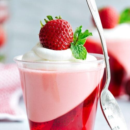 Strawberry Jello Parfait Cups Chelsea's Messy Apron