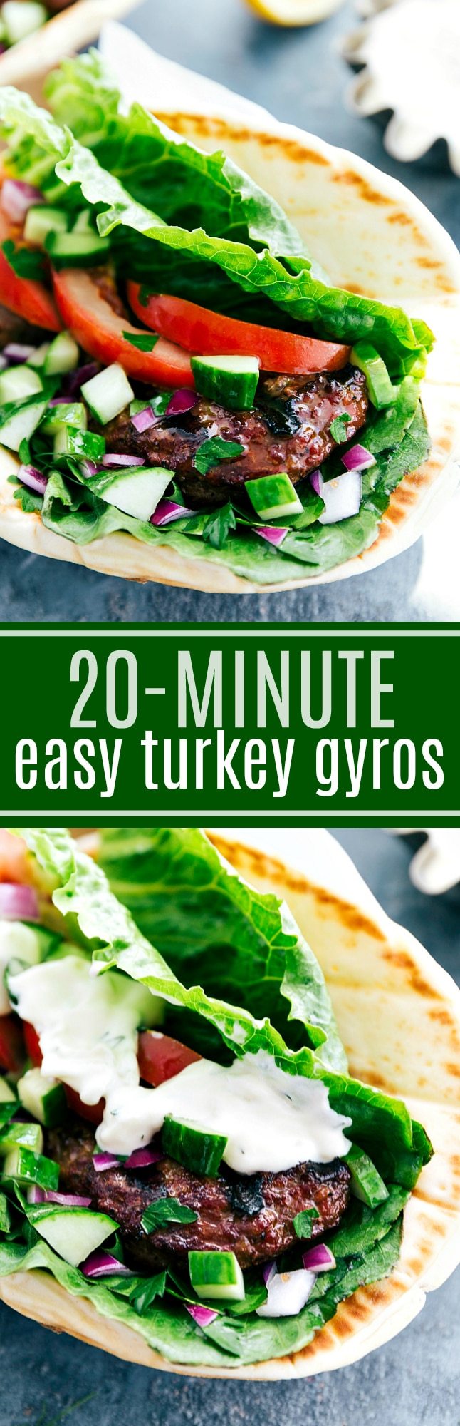 20-minute gyros with tzatziki sauce