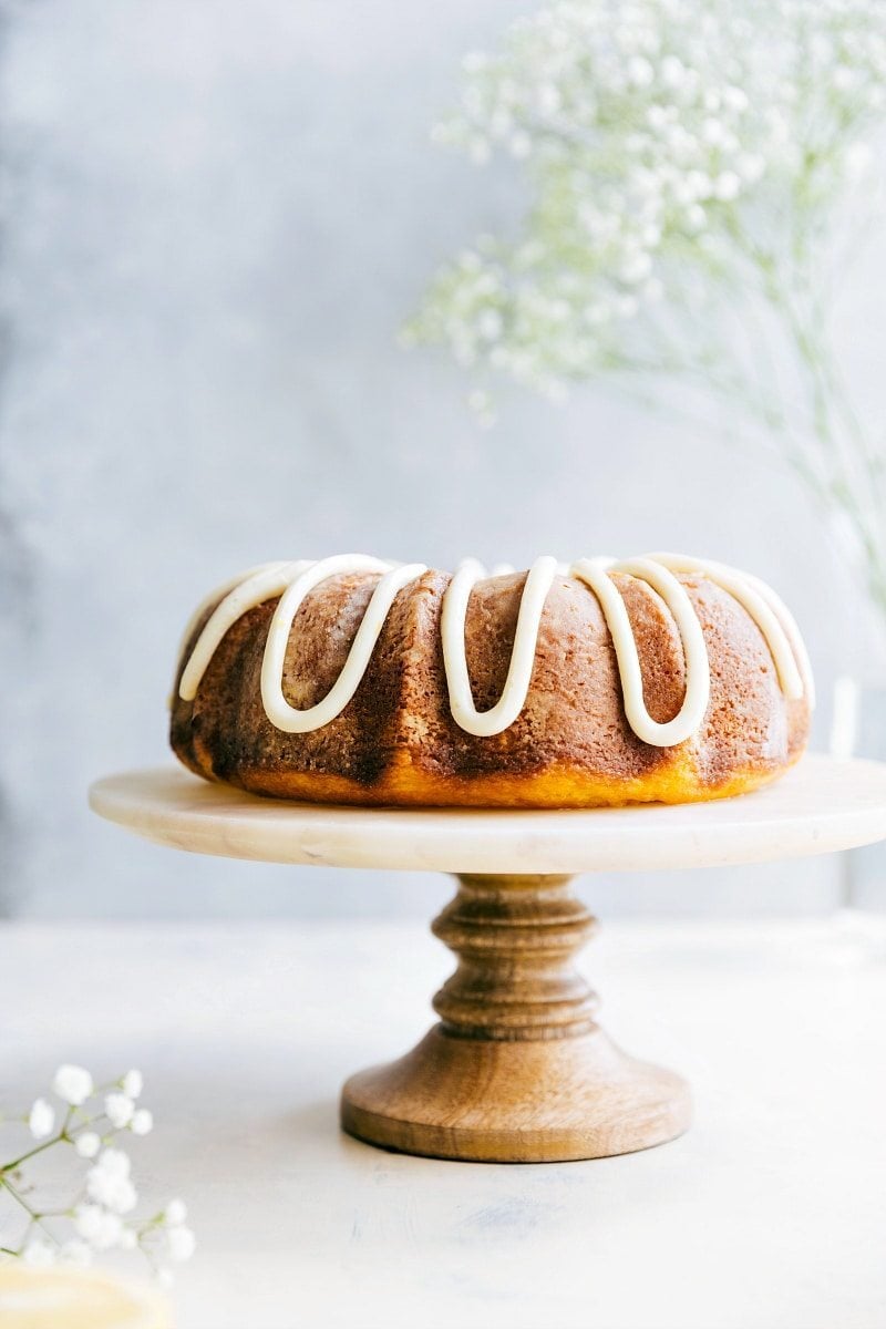 The ultimate lemon bundt cake -- bursting with lemon flavor, moist, and so delicious with the most amazing lemon buttercream frosting. chelseasmessyapron.com