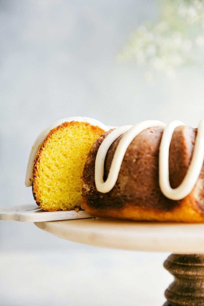 The ultimate lemon bundt cake -- bursting with lemon flavor, moist, and so delicious with the most amazing lemon buttercream frosting. chelseasmessyapron.com