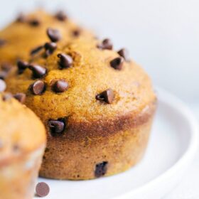 Pumpkin Chocolate Chip Muffins