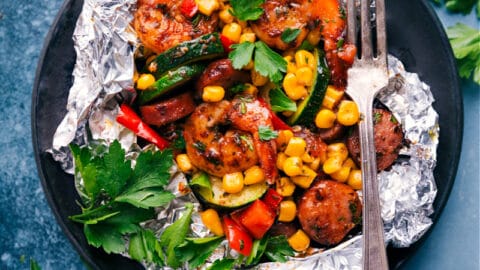Shrimp and sausage foil packets hotsell