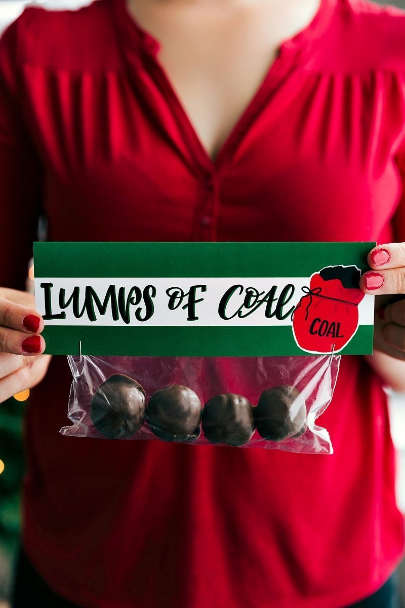 Image of the lumps of coal easy Christmas gift