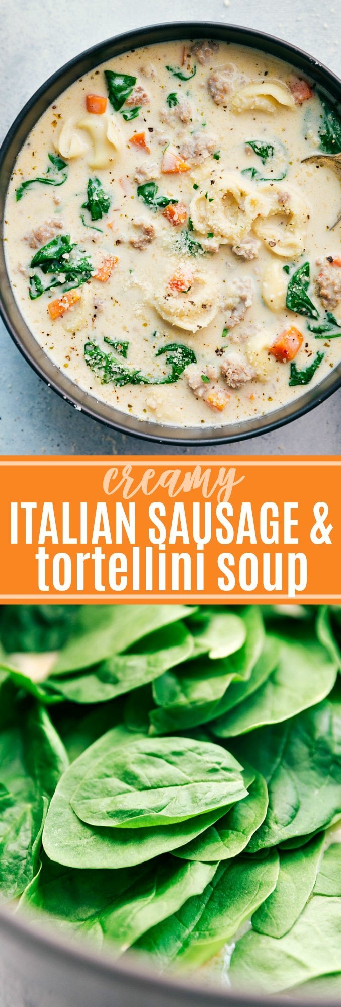 The ultimate BEST EVER creamy Italian sausage soup! Less than 30 minutes from start to finish! Read the rave reviews!! via chelseasmessyapron.com