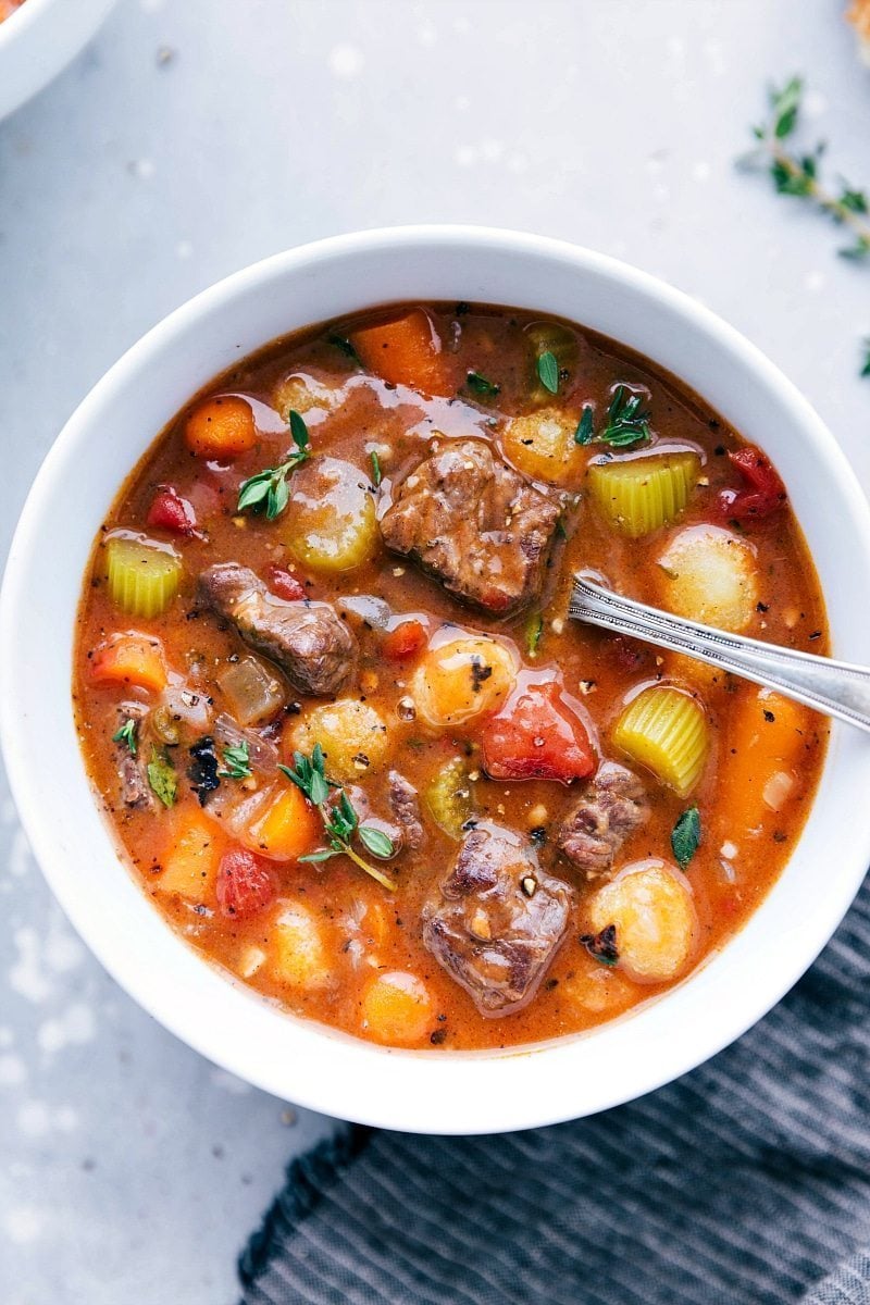 Unstuffed Peppers Recipes Slow cooker beef stew with gnocchi instead of potatoes.