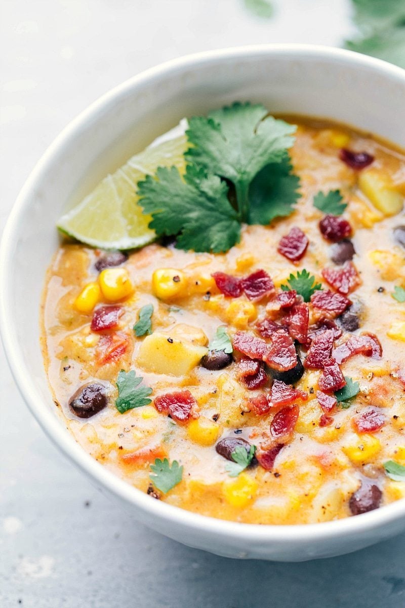 Mexican Potato, Corn, & Bacon Chowder Chelsea's Messy Apron