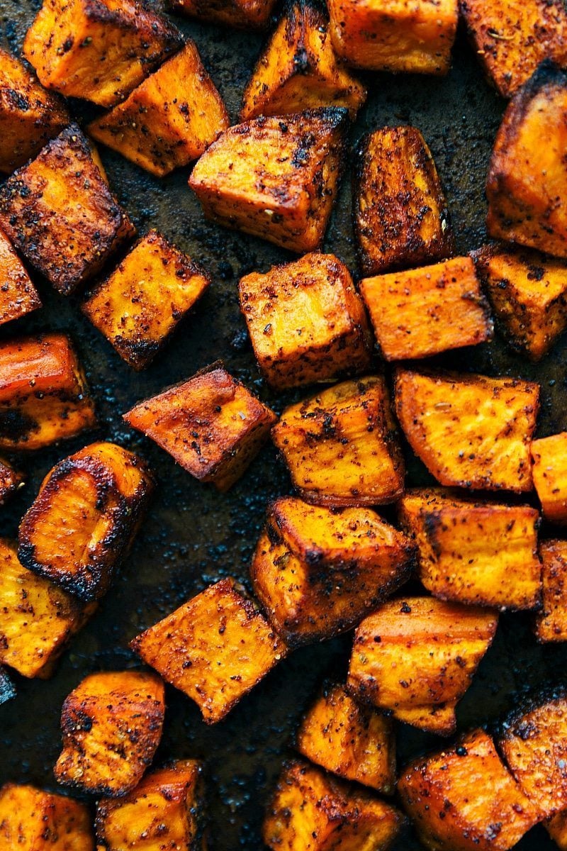 Sweet Potato Taco Bowls! Easy, delicious, and meatless! chelseasmessyapron.com