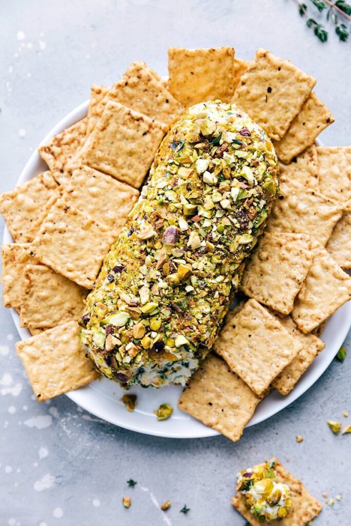 Pistachio Crusted Cheese Ball Chelsea's Messy Apron