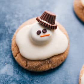 Melted Snowman Cookies