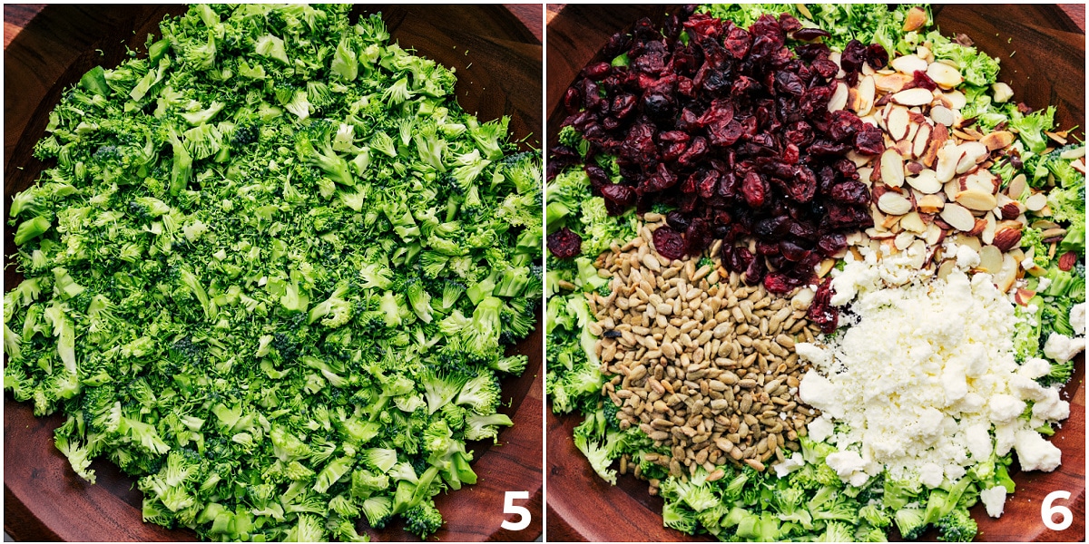 Visi ingredientai sumaišomi dubenyje.