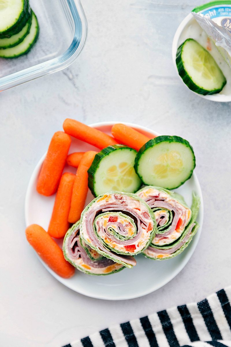 Meal Prep Ham And Cheddar Pinwheels Chelsea S Messy Apron