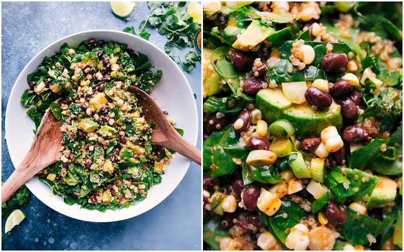Quinoa Corn Salad (Chipotle Lime Vinaigrette) Chelsea's Messy Apron