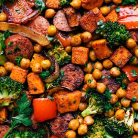Sausage and Chickpeas (One Pan!)