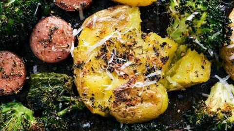 One Pan Italian Sausage and Veggies - Chelsea's Messy Apron
