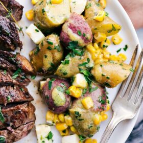 Skillet Steak and Potato Salad