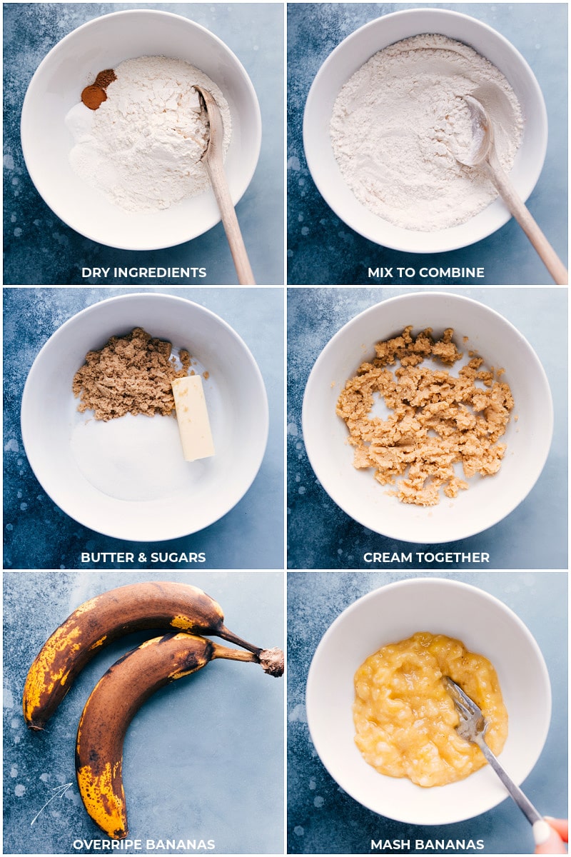 Process shots: making Banana Cupcakes