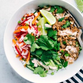 Sweet Potato & Black Bean Burrito Bowls