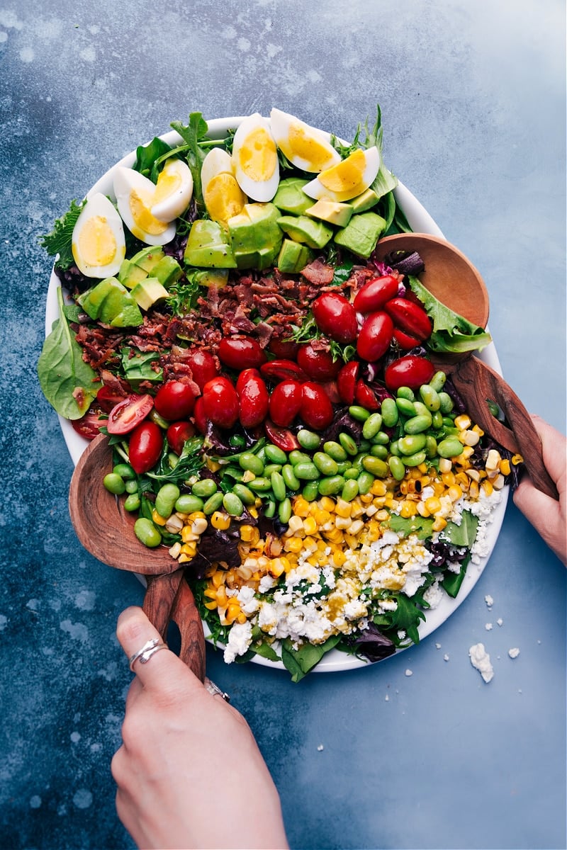 Cobb Salad with an herbed vinaigrette